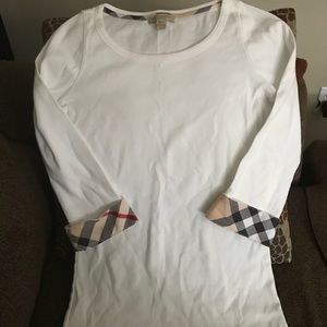 Authentic Burberry 3/4 Sleeve Shirt